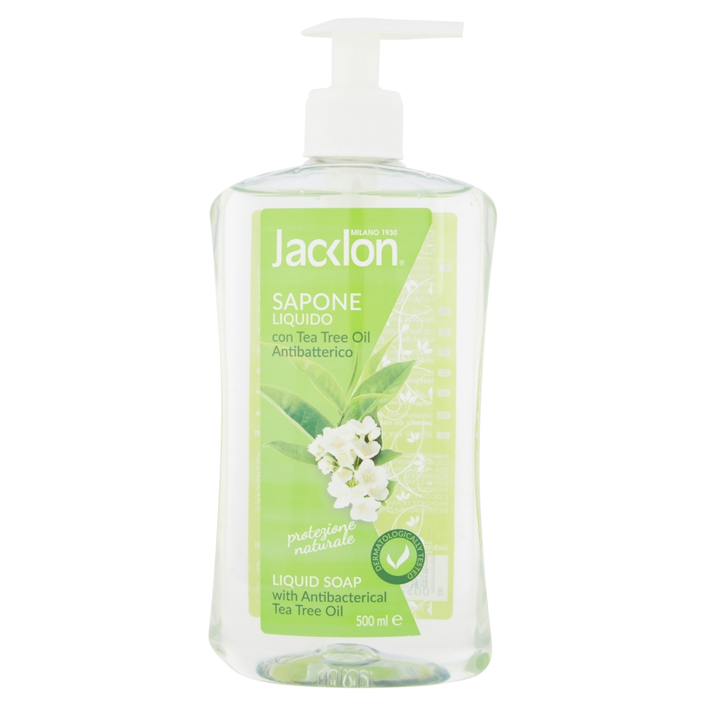Jacklon Sapone Liquido con Tea Tree Oil Antibatterico 500 ml
